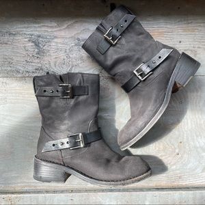 Rag & Bone Andover Suede Moto boots | size 36